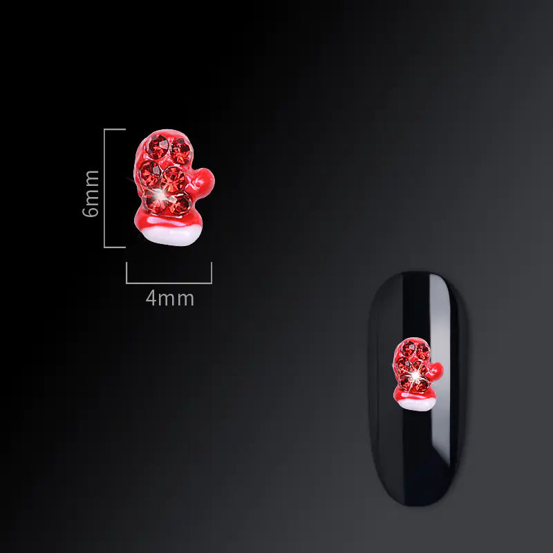 Goya Christmas Nail Art Accessories with Snowflake Design