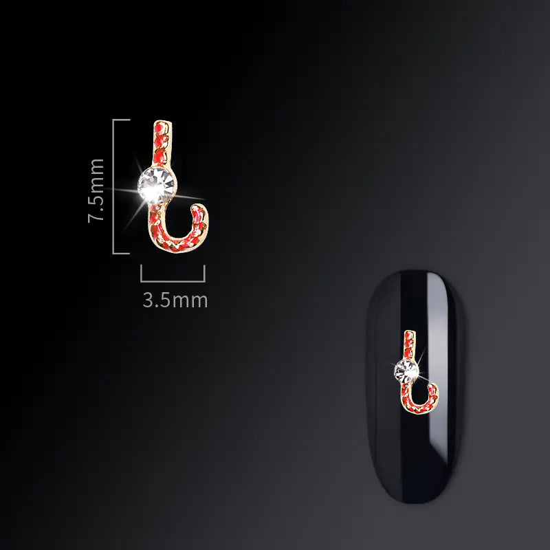 Goya Christmas Nail Art Accessories with Snowflake Design